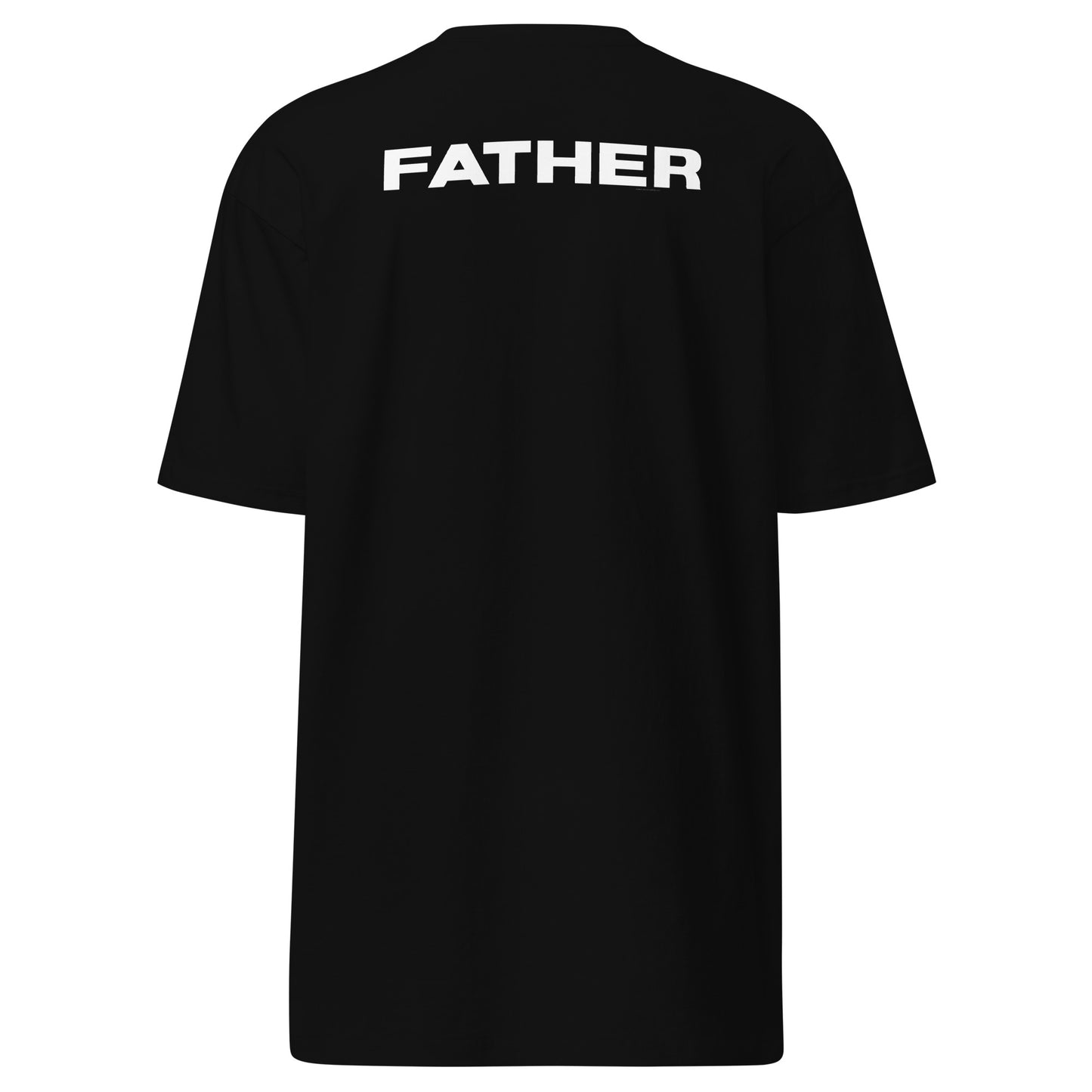 "CREATION OF GOD'S SON - FATHER" - Men’s premium heavyweight tee