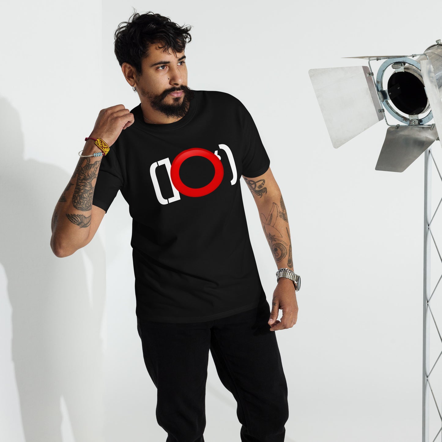 "(]⭕️') - Men’s premium heavyweight tee