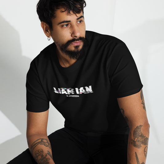 "UNPERCEIVED - LIAM IAN Scratched" Men’s premium heavyweight tee