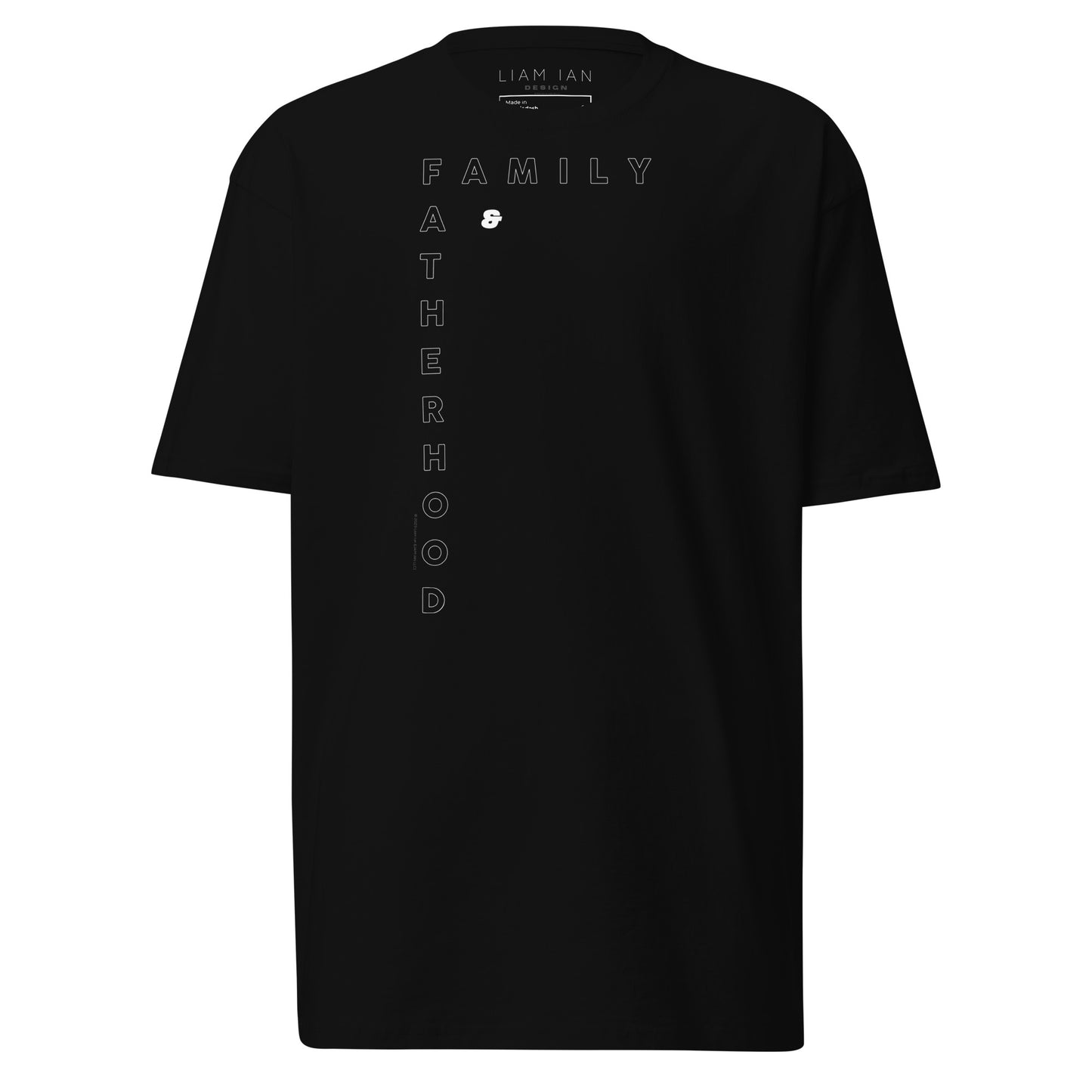 "F&F - FATHER" - Men’s premium heavyweight tee