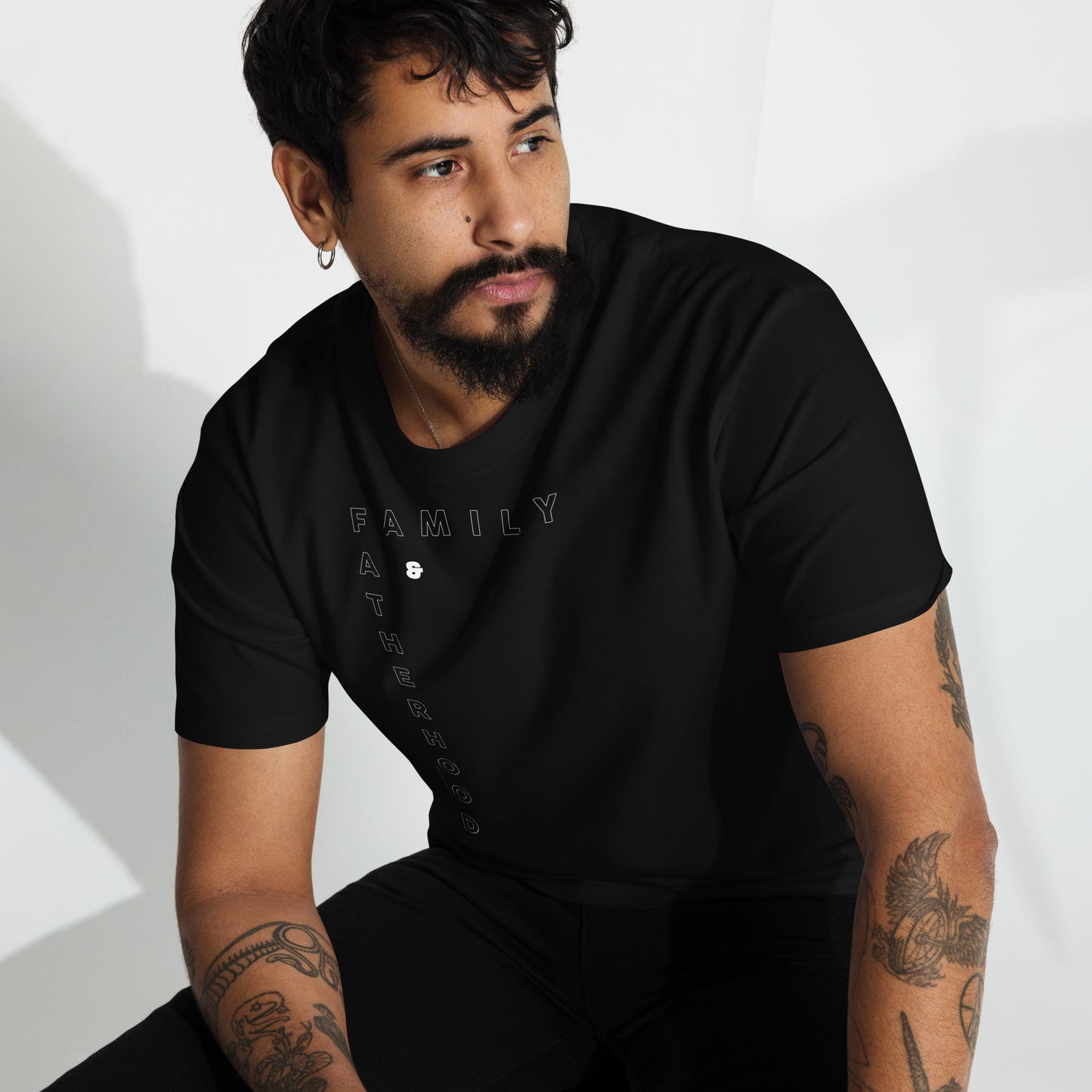 "F&F - FATHER" - Men’s premium heavyweight tee