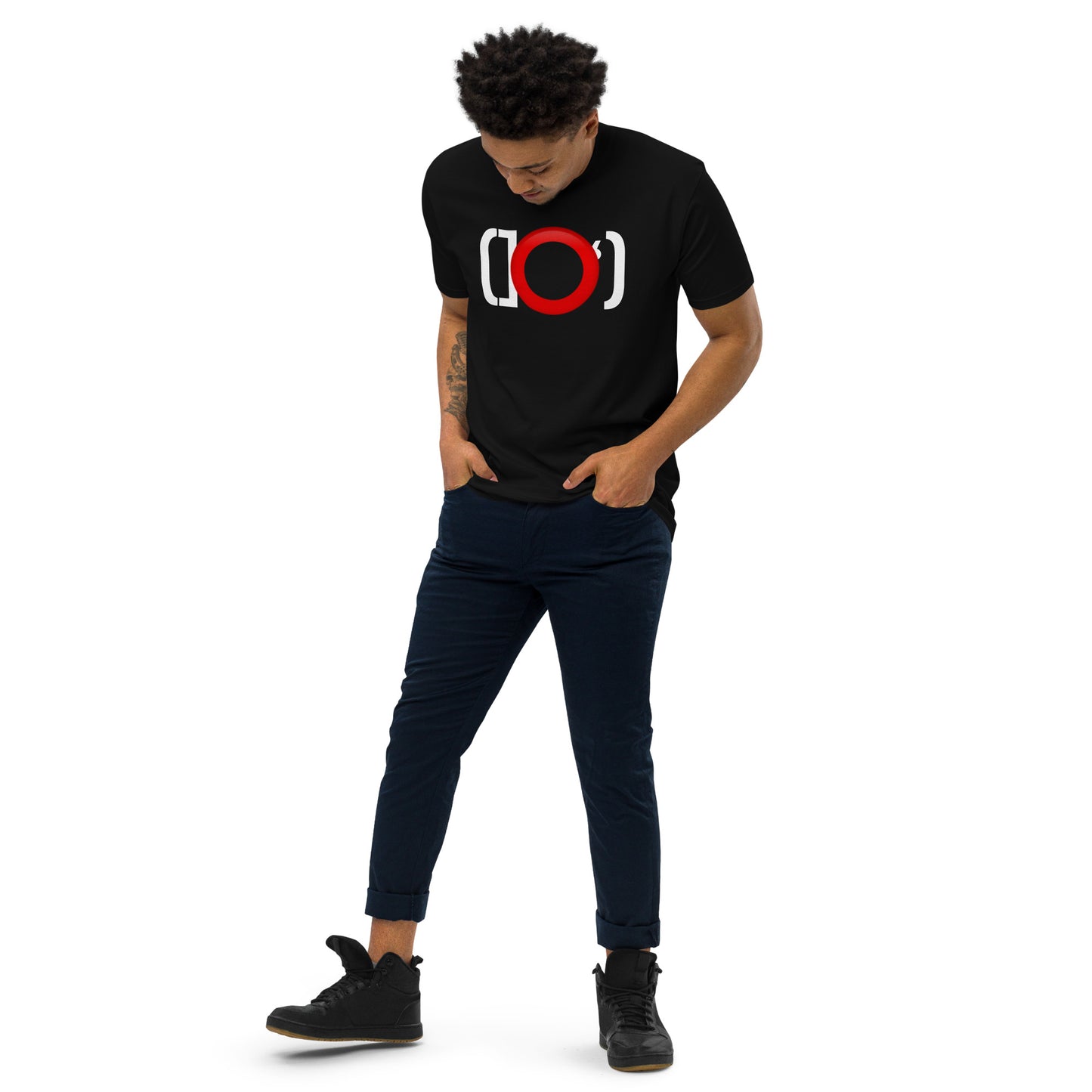 "(]⭕️') - Men’s premium heavyweight tee