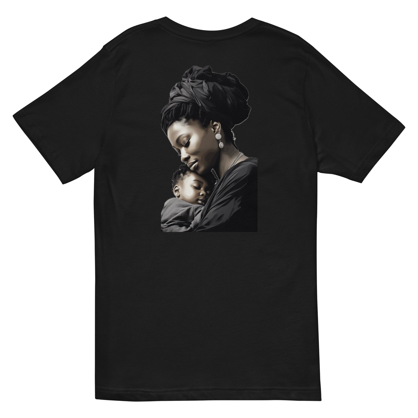 "BLACK MOTHERS MATTER!" - Unisex Short Sleeve V-Neck T-Shirt