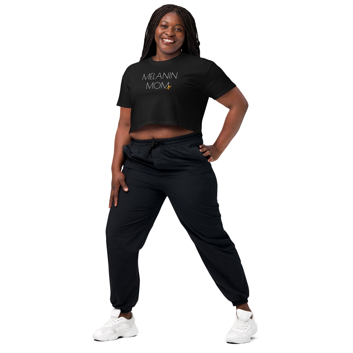 MELANIN MOM Women’s crop top