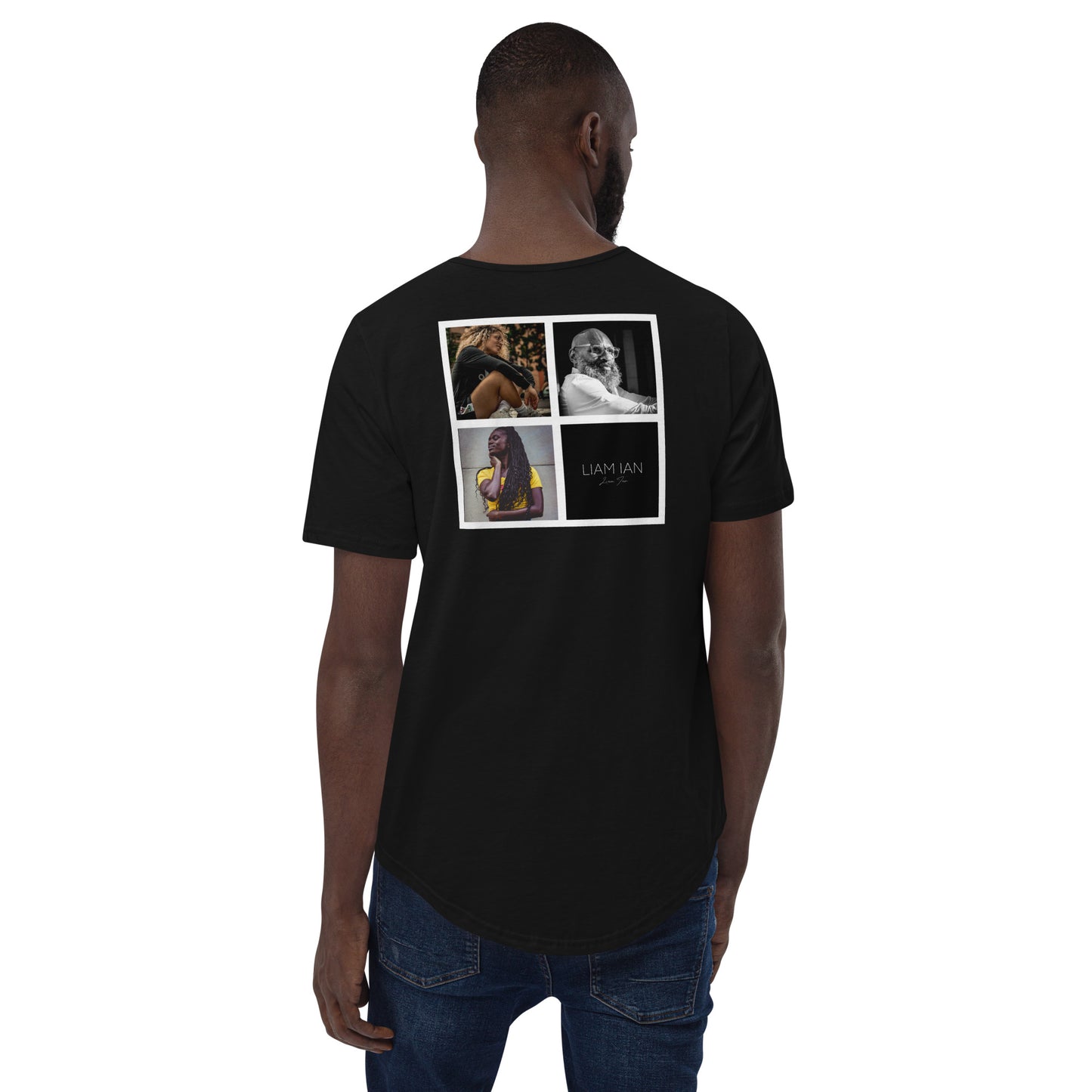 "I.E.I. by LIAM IAN" Men's Curved Hem T-Shirt