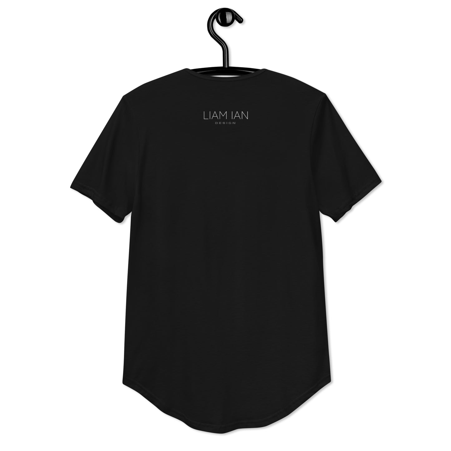 Black Paint - F V K - Men's Curved Hem T-Shirt