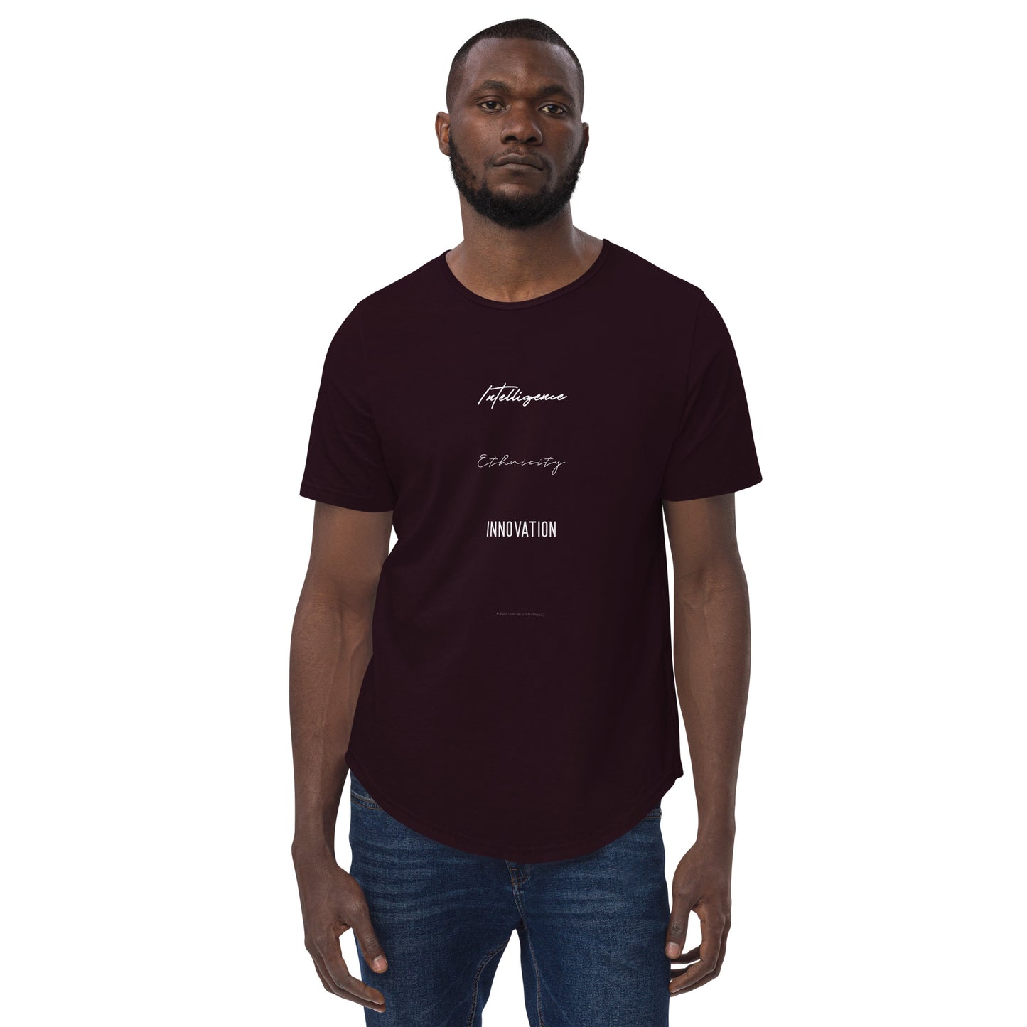 "I.E.I. by LIAM IAN" Men's Curved Hem T-Shirt