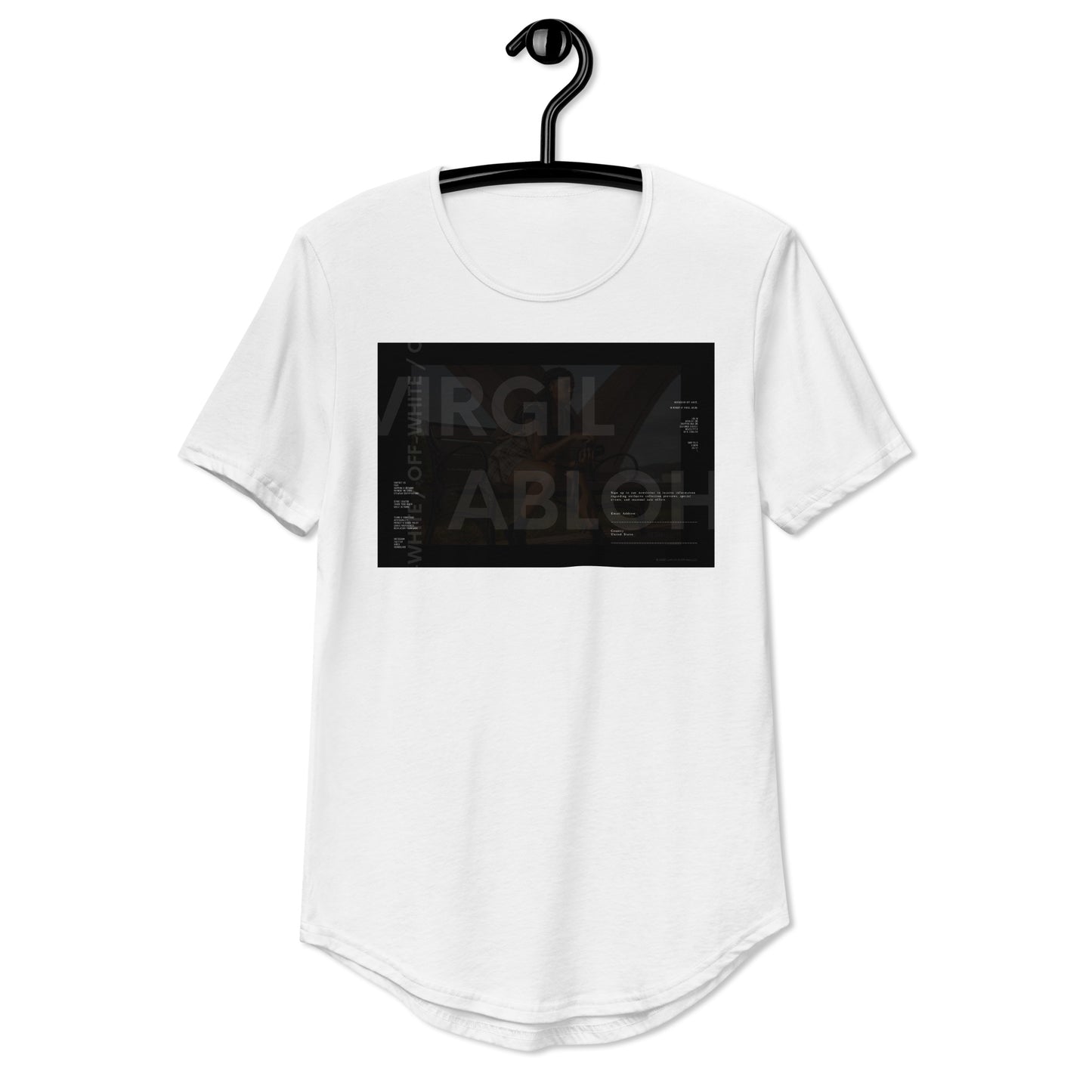 Inspired by V.A. - Men's Curved Hem T-Shirt